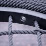 Single Swing (BNS 90cm) oyun alanı için dayanıklı ipli salıncak detayları.