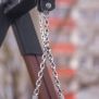 Single Swing (BNS 90cm) için metal zincir bağlantılı salıncak aparatı.