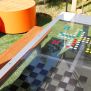 HPL Bench Chess and ludo game, dış mekan oyun masası, satranç ve ludo tahtası ile birlikte.